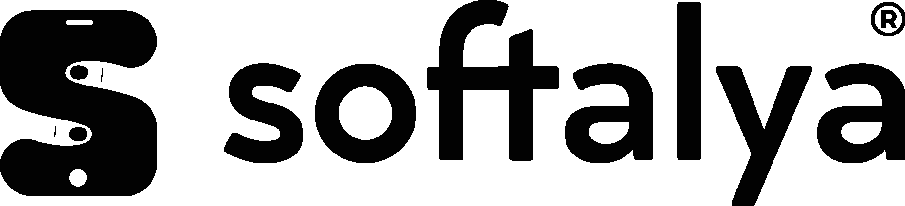 Softalya Yaz─▒l─▒m Ltd. ┼Юti. Black Logo Vector Logo